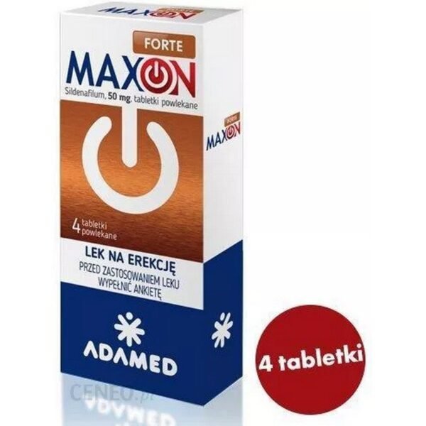 Maxon Forte 50mg 4 tablets