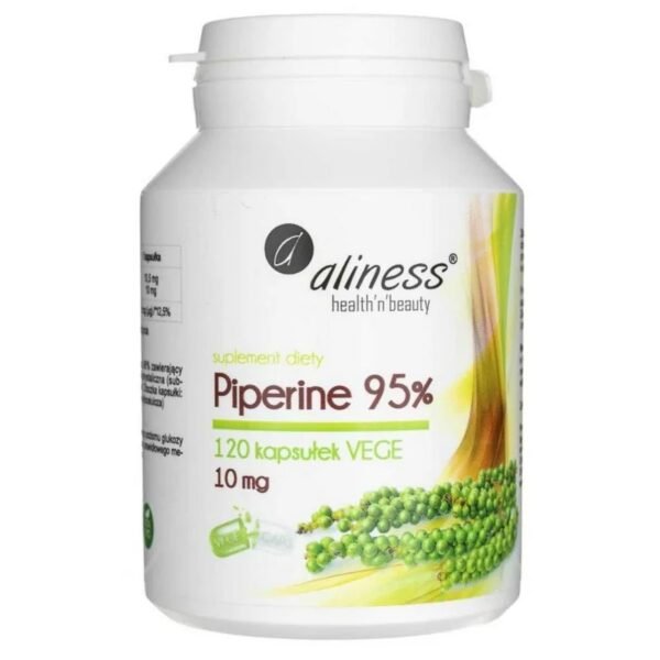 Medical Line Aliness Piperine 95% 25Mg Piperine 120 caps.