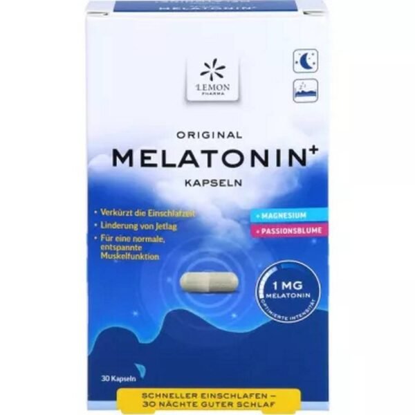 MELATONIN PLUS capsules, 30 pcs