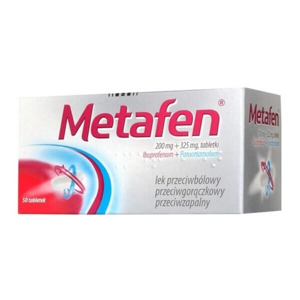 Polpharma Group B.V.,Metafen (200 mg + 325 mg) x 50 tablets,Metafen (200 mg + 325 mg) x 50 tabl.
