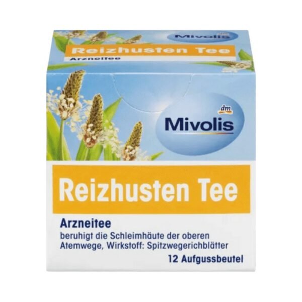 Mivolis Medicinal tea, dry cough tea (12 bags), 16.8 g, Arzneitee, Reizhusten Tee (12 Beutel), 16,8 g