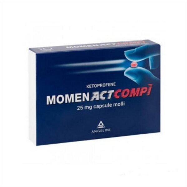 Momenact Compi 25 mg, 10 soft capsules