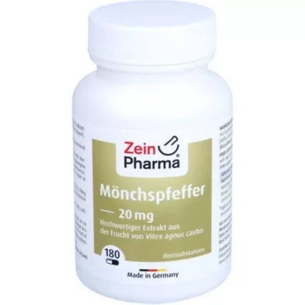 MÖNCHSPFEFFER, Monk pepper, 20 mg capsules, 180 pcs