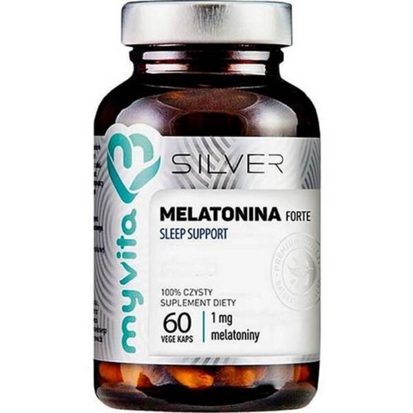 Myvita, Silver Melatonin Forte, Sleep Support, 60, Silver Melatonin Forte, Wsparcie snu, 60