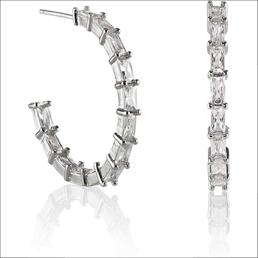 NAMANA 14K Gold Plated or Silver Cubic Zirconia;NAMANA Zirconia Cúbica Chapada en Oro o Plata de 14 QUILATES 2 namana-14k-gold-plated-or-silver-cubic-zirconia-silver.jpg