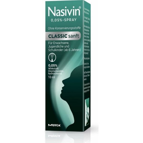 Nasivin Classic Sanft 0.05% Spray, 10ml