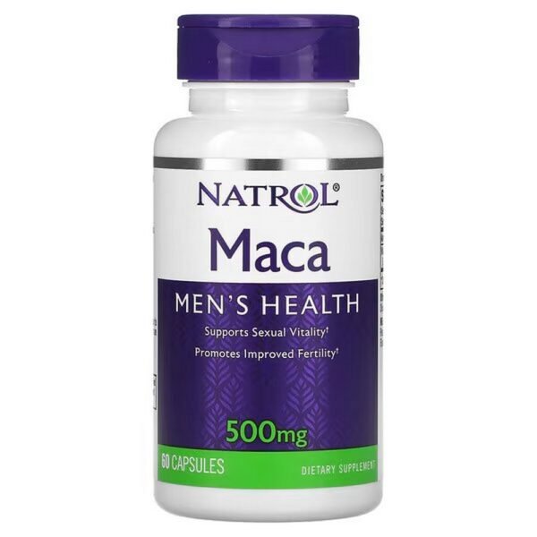 Natrol, Maca, 500 mg, 60 capsules,Natrol, Maca, 500 mg, 60 Kapseln