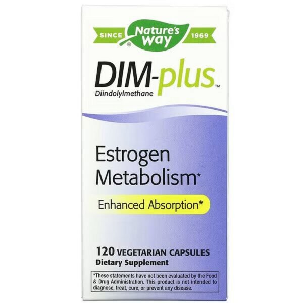 Nature's Way, DIM-plus, estrogen metabolism, 120 vegetarian capsules,Nature's Way, DIM-plus, Östrogenstoffwechsel, 120 vegetarische Kapseln