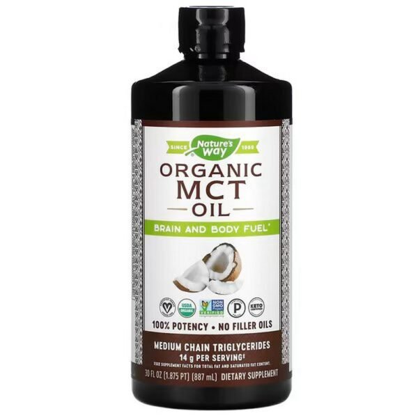 Nature's Way, Organic MCT Oil, 30 fl oz (887 ml),Nature's Way, Bio-MCT-Öl, 887 ml (30 fl. oz.)