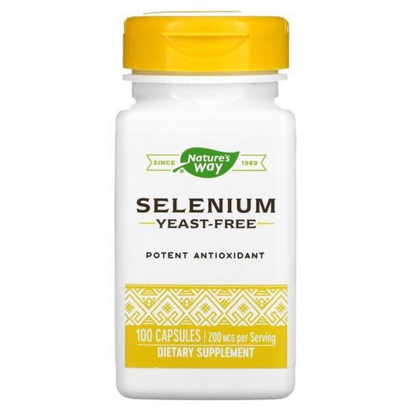 Nature's Way, Selenium, 200 mcg, 100 Capsules,Nature's Way, Selen, 200 mcg, 100 Kapseln