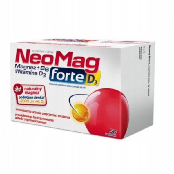 Aflofarm,NEOMAG FORTE D3 50 tab,NEOMAG FORTE D3 50 zakładka