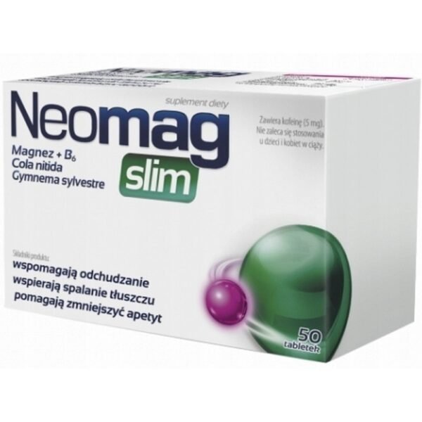Aflofarm,NEOMAG SLIM magnesium vitamin B for weight loss 50 tab,NEOMAG SLIM magnez witamina B na odchudzanie 50 tabl