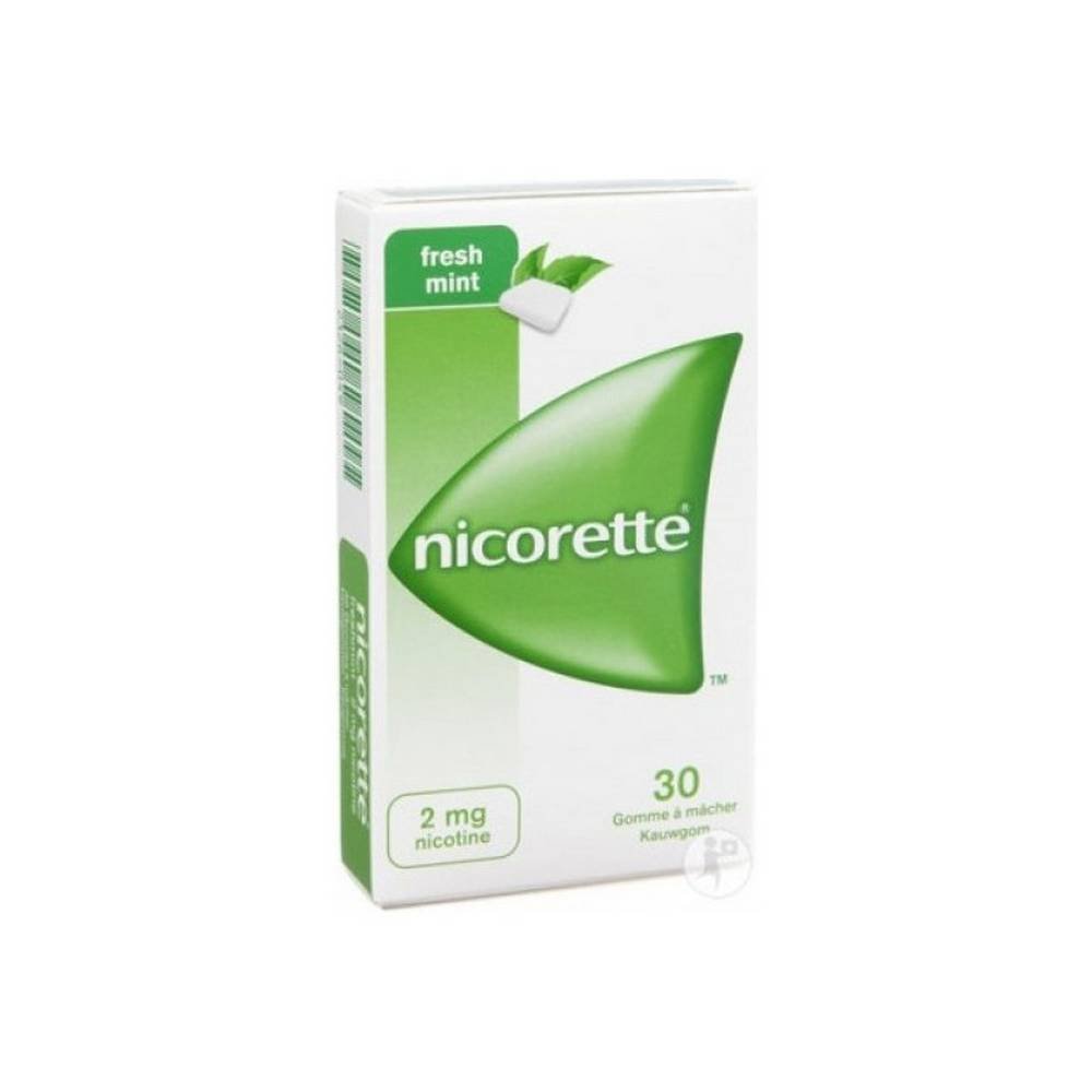 Nicorette 2 Mg - To Quit Smoking 30 Mint Chewable Gums 1 Nicorette 2 Mg - To Quit Smoking 30 Mint Chewable Gums