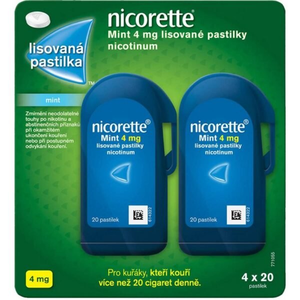 NICORETTE MINT 4MG, 4X20