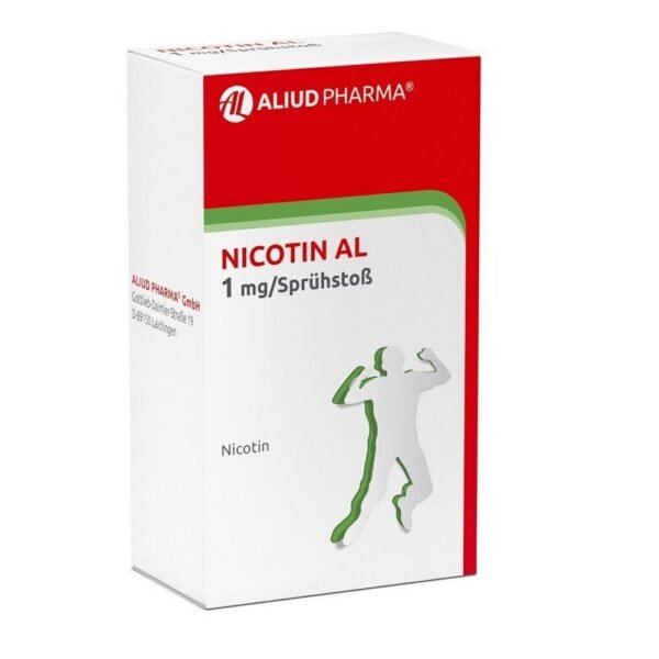 Nicotin AL 1mg/spray spray 1 pieces, Nicotin AL 1mg/Sprühstoß Spray 1Stk.