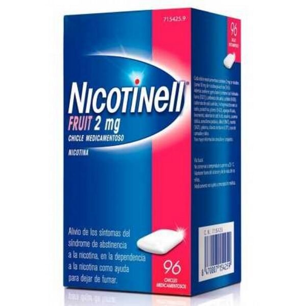 Nicotinell 2 MG Fruit 96 Chewing Gums