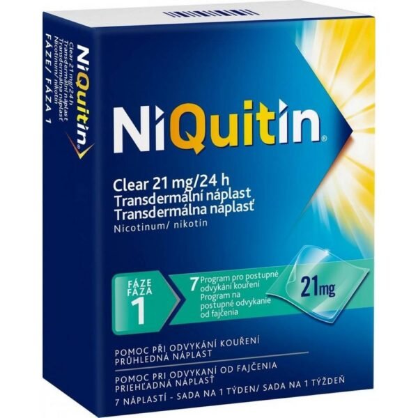 NIQUITIN CLEAR 21MG/24H, 7