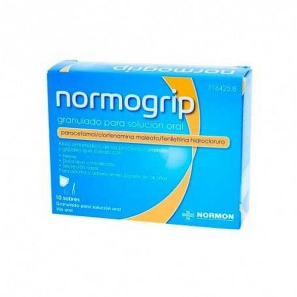Normogrip Junior Antitussive For Oral Solution 10 Envelopes Granulated