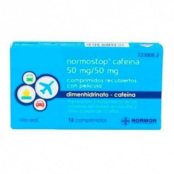 Normostop Caffeine 50 MG 12 Tablets