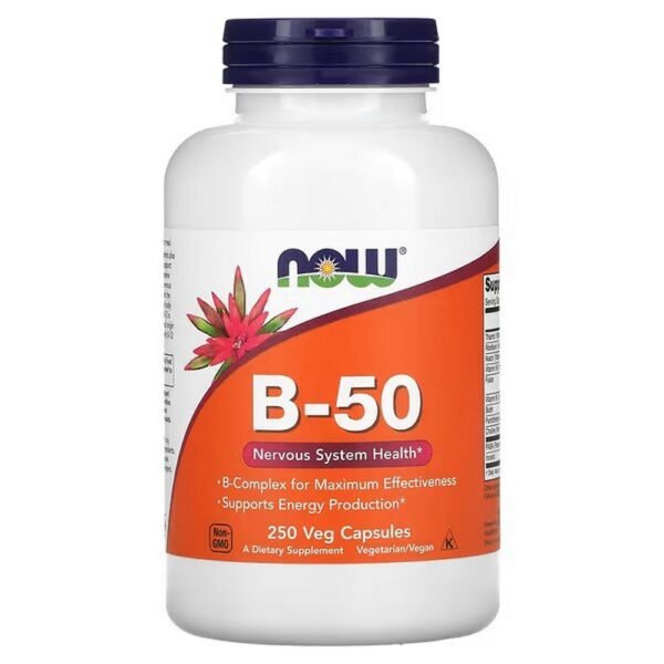 NOW Foods, B-50, 250 Vegetarian Capsules,NOW Foods, B-50, 250 vegetarische Kapseln