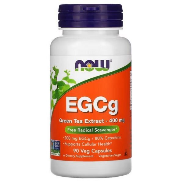 NOW Foods, EGCg, Green Tea Extract, 400 mg, 90 Vegetarian Capsules,NOW Foods, EGCg, Extrakt aus Grünem Tee, 400 mg, 90 vegetarische Kapseln