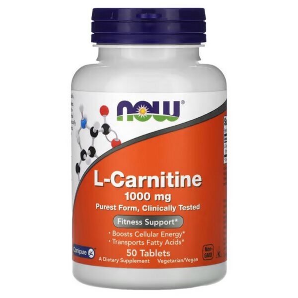 NOW Foods, L-Carnitine, 1,000 mg, 50 tablets,NOW Foods, L-Carnitin, 1.000 mg, 50 Tabletten