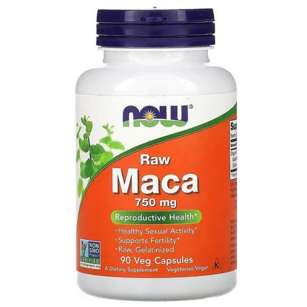 NOW Foods, Maca, raw, 750 mg, 90 vegetarian capsules,NOW Foods, Maca, roh, 750 mg, 90 vegetarische Kapseln