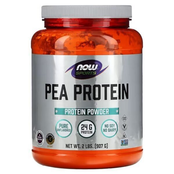 NOW Foods, Pea Protein, Naturally Unflavored, 907 g (2 lbs),NOW Foods, Erbsenprotein, Natürlich ohne Geschmack, 907 g (2 lbs)
