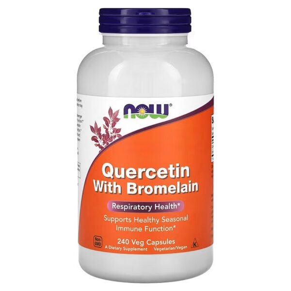 NOW Foods, Quercetin with Bromelain, 240 Vegetarian Capsules,NOW Foods, Quercetin mit Bromelain, 240 vegetarische Kapseln