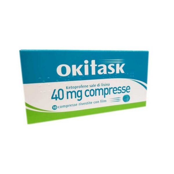 Okitask 40 Mg Analgesic Drug 20 Tablets