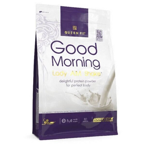 OLIMP SPORT NUTRITION ,OLIMP QUEEN FIT GOOD MORNING LADY AM SHAKE 720g Strawberry , OLIMP QUEEN FIT GOOD MORNING LADY AM SHAKE  Truskawka