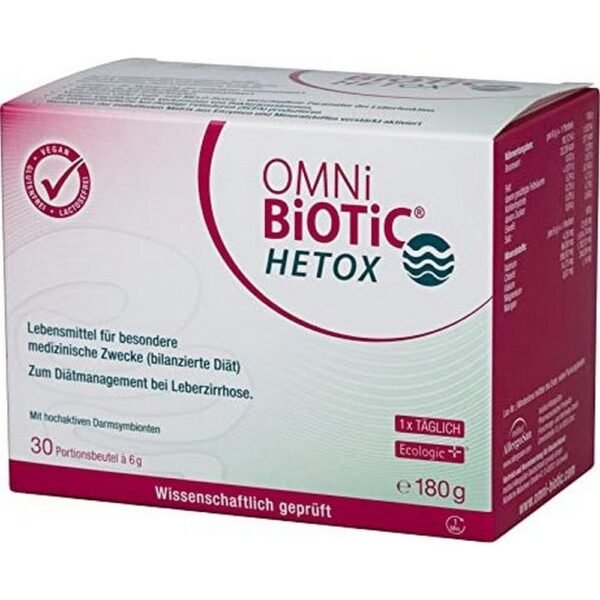 Omni-Biotic Hetox powder sachets, 30 pieces