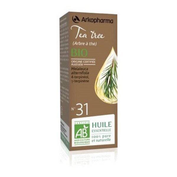 Organic Tea Tree Essential Oil n°31, 10 ml, Huile Essentielle de Tea Tree  Bio n°31