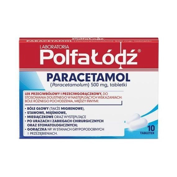 Paracetamol-Darnica tablet. 500 mg, 10