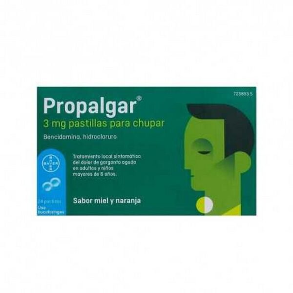 Propalgar 3 MG 24 Pastillas para Chupar