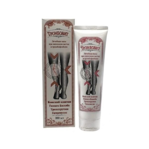 Remedium Natura TROMBOFIT ointment for swelling, lymph stasis, varicose veins 100ml