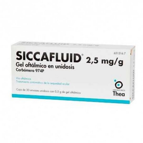 Siccafluid Ophthalmic Gel 30 Single Dose