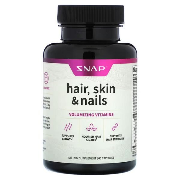 Snap Supplements, Hair, Skin and Nails, 60 Capsules,Snap Supplements, Haare, Haut und Nägel, 60 Kapseln