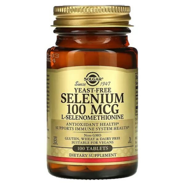 Solgar, Selenium, without yeast, 100 mcg, 100 tablets,Solgar, Selen, ohne Hefe, 100 mcg, 100 Tabletten