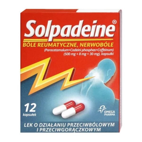 SOLPADEINE, CAPSULES, 12, Solpadeine, kapsułki, 12, OMEGA PHARMA