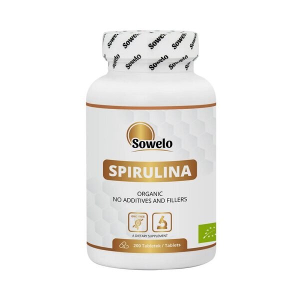 SOWELO SPIRULINA PURE ORGANIC TABLETS,SOWELO SPIRULINA CZYSTE ORGANICZNE TABLETKI