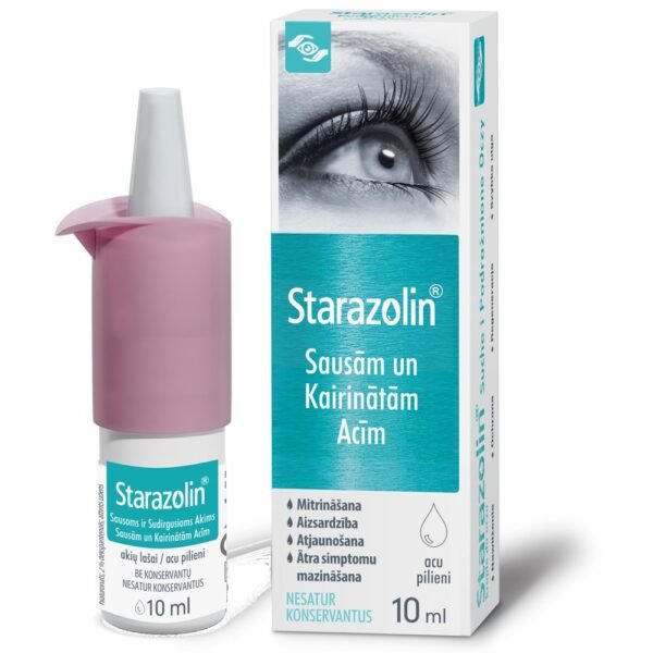 Polpharma Group B.V.,Starazolin Dry and Irritated Eyes drops 10ml,Starazolin Suche i Podrażnione Oczy krople 10ml
