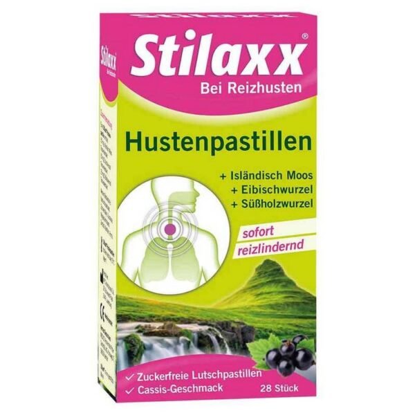 Stilaxx Hustenpastillen, 28 Stück,Stilaxx cough lozenges