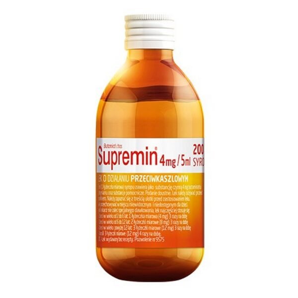 Teva Pharmaceutical Industries Ltd,Supremin syrop 4 mg/5ml 200 ml,Supremin syrop 4 mg/5ml 200 ml
