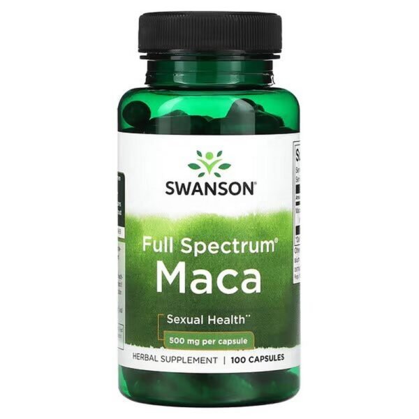 Swanson, Full Spectrum Maca, 500 mg, 100 Capsules,Swanson, Vollspektrum-Maca, 500 mg, 100 Kapseln