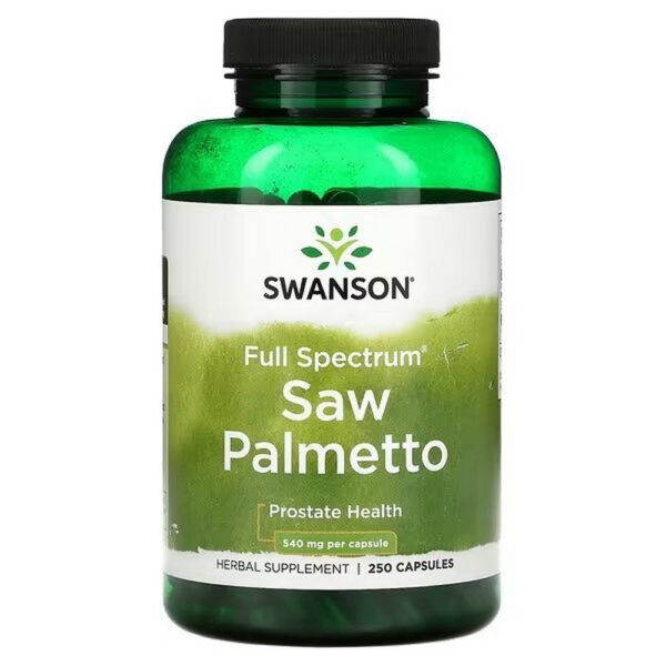 Swanson, Full Spectrum Saw Palmetto, 540 mg, 250 Capsules,Swanson, Vollspektrum-Sägepalme, 540 mg, 250 Kapseln