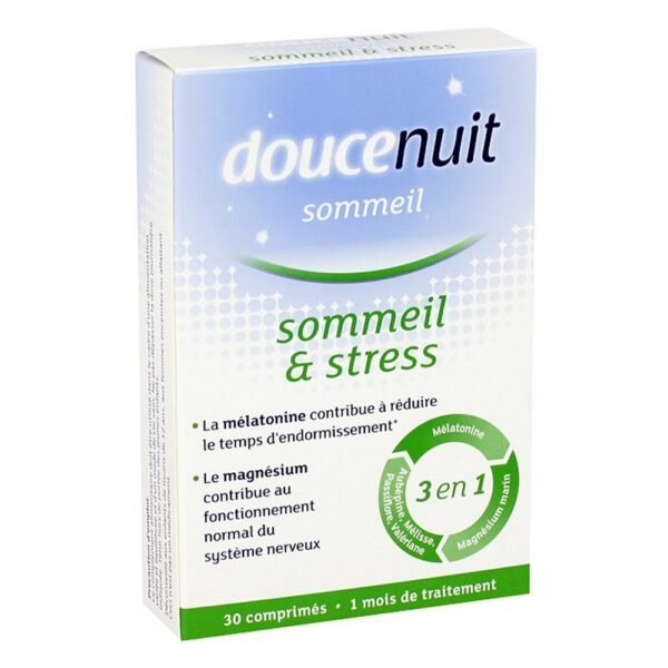 SweetNight Sleep & Stress 3 in 1 30 tablets,SweetNight Sommeil & Stress 3 en 1 30 comprimés
