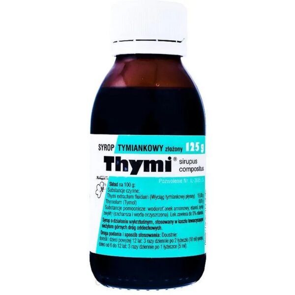 herbapol.poznan.pl,Thymi Compositium Syrup (H.Wr.) 125 G,Thymi Compositium Syrop (H.Wr.) 125 G