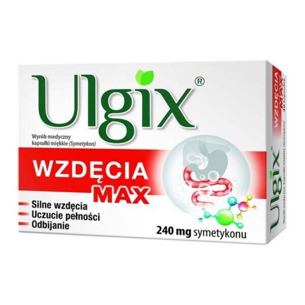 Ulgix Flatulence Max, soft capsules, 30 pcs.