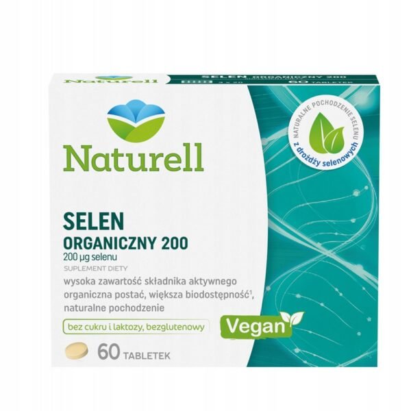 USP Zdrowie,Dietary supplement Naturell Organic selenium 200 , 60 pcs,Suplement diety Naturell Organiczny selen 200, 60 szt.,
